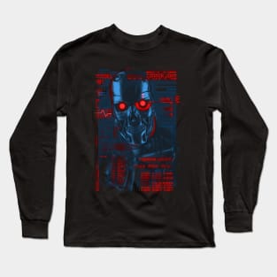 Terminator blue Long Sleeve T-Shirt